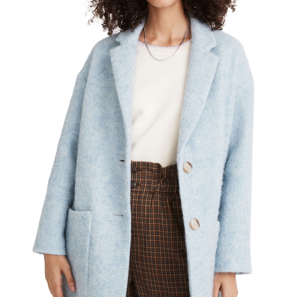 NWT Madewell Bouclé Elmcourt Coat